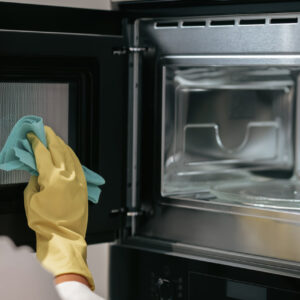 Kitchen Microwave Oven Cleaning